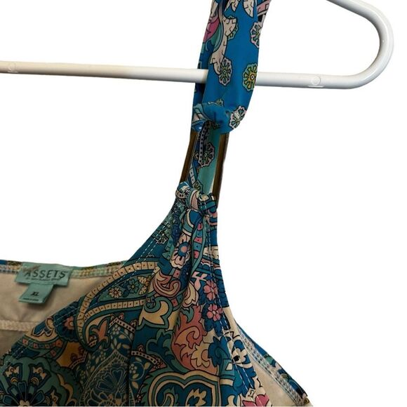 Love Your Assets Sara Blakely by Spanx Blue slimming One Piece Swimsuit size XL - Picture 5 of 7